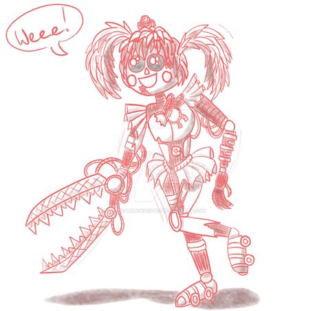 scrap baby|This explains why scrap baby has roller skates